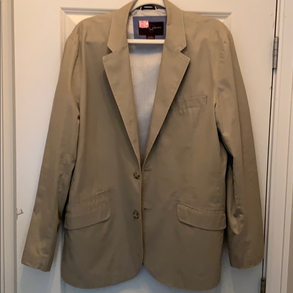 Casual khaki blazer